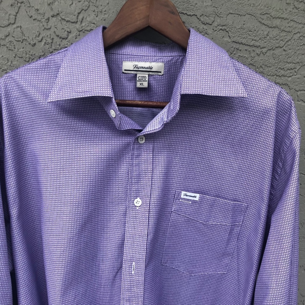Faconnable Long Sleeve Button Shirt - XL